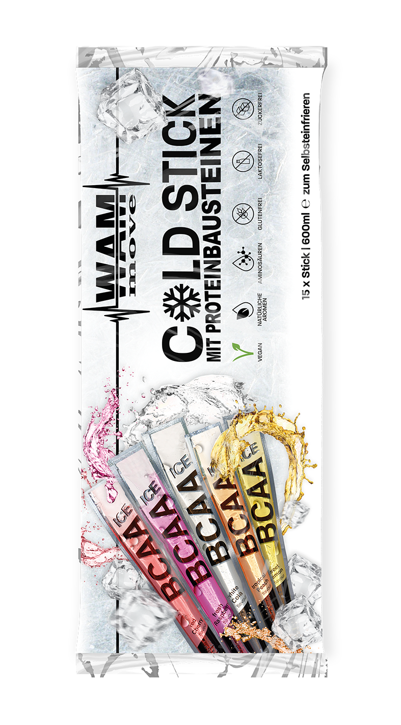 ICE COLD STICK – Wassereis mit Aminosäuren (15er Pack)